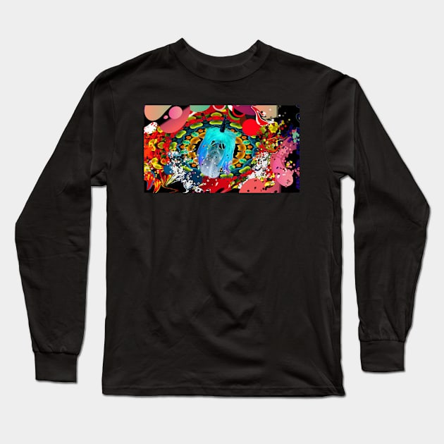 lil horny  boy blue Long Sleeve T-Shirt by stevecutlerlive